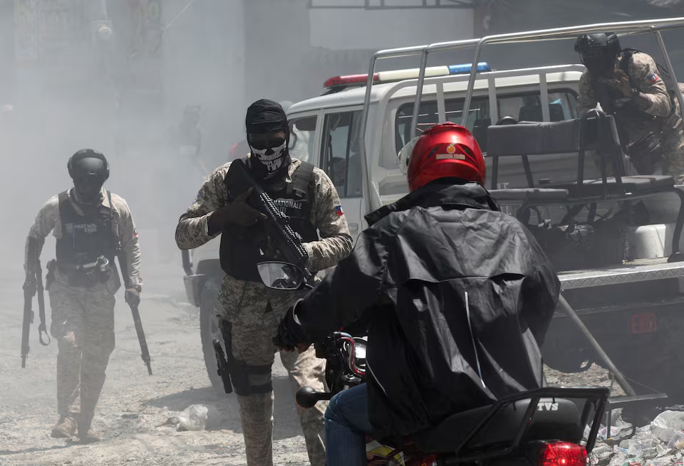 Haitian Police dispersed Demonstrators calling for government help after the deadly attack. Image via Reuters