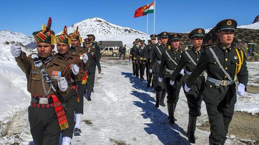 India and China Military On Border Parade In LAC Region