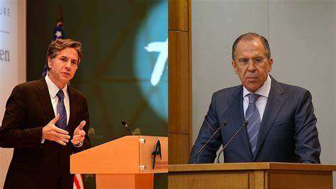 Anthony Blinken, the United States Secretary of States and Sergie Lavrov, the Russian Foreign Secretary