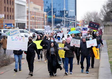 Protesters in New York City